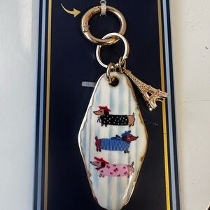 Piper K Dachshund Key Chain & Bag Charm